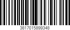 Código de barras (EAN, GTIN, SKU, ISBN): '3817015899348'