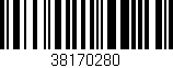 Código de barras (EAN, GTIN, SKU, ISBN): '38170280'