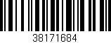 Código de barras (EAN, GTIN, SKU, ISBN): '38171684'