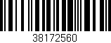 Código de barras (EAN, GTIN, SKU, ISBN): '38172560'