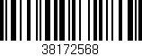 Código de barras (EAN, GTIN, SKU, ISBN): '38172568'