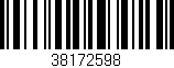 Código de barras (EAN, GTIN, SKU, ISBN): '38172598'
