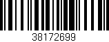 Código de barras (EAN, GTIN, SKU, ISBN): '38172699'