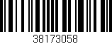 Código de barras (EAN, GTIN, SKU, ISBN): '38173058'