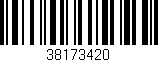 Código de barras (EAN, GTIN, SKU, ISBN): '38173420'