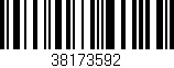 Código de barras (EAN, GTIN, SKU, ISBN): '38173592'