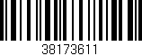 Código de barras (EAN, GTIN, SKU, ISBN): '38173611'
