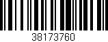 Código de barras (EAN, GTIN, SKU, ISBN): '38173760'