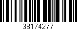 Código de barras (EAN, GTIN, SKU, ISBN): '38174277'