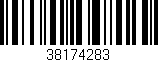 Código de barras (EAN, GTIN, SKU, ISBN): '38174283'