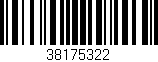 Código de barras (EAN, GTIN, SKU, ISBN): '38175322'