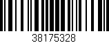 Código de barras (EAN, GTIN, SKU, ISBN): '38175328'
