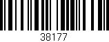 Código de barras (EAN, GTIN, SKU, ISBN): '38177'