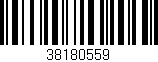 Código de barras (EAN, GTIN, SKU, ISBN): '38180559'