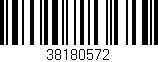 Código de barras (EAN, GTIN, SKU, ISBN): '38180572'