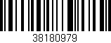Código de barras (EAN, GTIN, SKU, ISBN): '38180979'