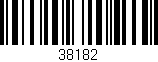 Código de barras (EAN, GTIN, SKU, ISBN): '38182'