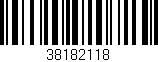 Código de barras (EAN, GTIN, SKU, ISBN): '38182118'
