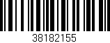 Código de barras (EAN, GTIN, SKU, ISBN): '38182155'