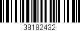 Código de barras (EAN, GTIN, SKU, ISBN): '38182432'