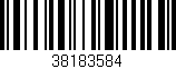 Código de barras (EAN, GTIN, SKU, ISBN): '38183584'