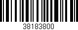 Código de barras (EAN, GTIN, SKU, ISBN): '38183800'