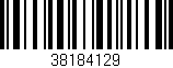 Código de barras (EAN, GTIN, SKU, ISBN): '38184129'