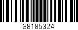 Código de barras (EAN, GTIN, SKU, ISBN): '38185324'