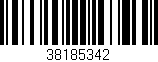 Código de barras (EAN, GTIN, SKU, ISBN): '38185342'