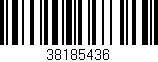 Código de barras (EAN, GTIN, SKU, ISBN): '38185436'