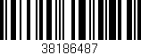 Código de barras (EAN, GTIN, SKU, ISBN): '38186487'