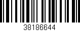 Código de barras (EAN, GTIN, SKU, ISBN): '38186644'