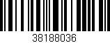 Código de barras (EAN, GTIN, SKU, ISBN): '38188036'