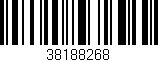 Código de barras (EAN, GTIN, SKU, ISBN): '38188268'