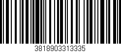 Código de barras (EAN, GTIN, SKU, ISBN): '3818903313335'