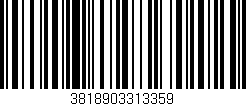 Código de barras (EAN, GTIN, SKU, ISBN): '3818903313359'