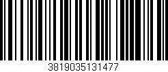 Código de barras (EAN, GTIN, SKU, ISBN): '3819035131477'