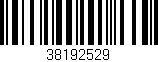 Código de barras (EAN, GTIN, SKU, ISBN): '38192529'