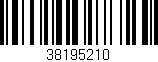 Código de barras (EAN, GTIN, SKU, ISBN): '38195210'