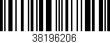 Código de barras (EAN, GTIN, SKU, ISBN): '38196206'