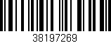 Código de barras (EAN, GTIN, SKU, ISBN): '38197269'
