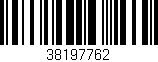 Código de barras (EAN, GTIN, SKU, ISBN): '38197762'