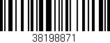 Código de barras (EAN, GTIN, SKU, ISBN): '38198871'