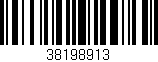Código de barras (EAN, GTIN, SKU, ISBN): '38198913'