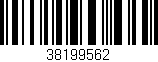 Código de barras (EAN, GTIN, SKU, ISBN): '38199562'