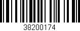Código de barras (EAN, GTIN, SKU, ISBN): '38200174'
