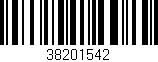 Código de barras (EAN, GTIN, SKU, ISBN): '38201542'