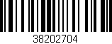 Código de barras (EAN, GTIN, SKU, ISBN): '38202704'
