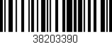 Código de barras (EAN, GTIN, SKU, ISBN): '38203390'