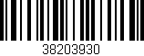 Código de barras (EAN, GTIN, SKU, ISBN): '38203930'